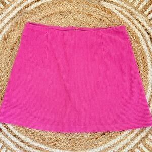 🌾 HALARA Pink Corduroy Mini Skort